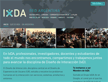 Tablet Screenshot of ixda.com.ar